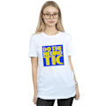 Miniatyrbild 2 av 3: Genesis Womens/Ladies Do The Neurotic Bomull Boyfriend T-Shirt White 3XL