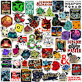 Miniatyrbild 1 av 6: Dungeons & Dragons Deluxe Stickers (50-pack) One Size Multic Multicoloured One Size