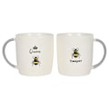 Miniatyrbild 1 av 3: Something Different Queen and Keeper Mug Set One Size White White One Size