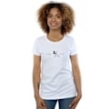 Miniatyrbild 2 av 3: Disney Dam/Kvinnor Mickey Mouse Whistle Bomull T-shirt M Vit White M