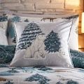 Miniatyrbild 3 av 3: Furn Arcticus Arktiska Djur Täcke Set King Blå Blue King