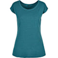 Miniatyrbild 1 av 2: Bygg ditt varumärke Dam/Dam bred hals T-shirt L Teal Teal L