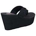 Miniatyrbild 2 av 4: Rocket Dog Dam/Dam Diver Webbing Slip On Wedge Sandaler 4 Black 4 UK