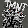Miniatyrbild 3 av 5: Teenage Mutant Ninja Turtles Unisex Vuxen TMNT Team T-Shirt M C Charcoal M