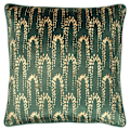 Miniatyrbild 1 av 3: Furn Wisteria Velvet Fyrkantig Kuddfodral En Storlek Smaragdgrön Emerald Green One Size