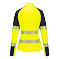 Miniatyrbild 3 av 3: Portwest Dam PW3 Varsel Tröja med Kvartsdragkedja Stl L Gul Yellow/Black L