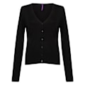 Miniatyrbild 1 av 3: Henbury Dam/Damer Lättvikts V-ringad Cardigan 8 UK Svart Black 8 UK