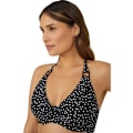 Miniatyrbild 1 av 4: Vacker dam/dam Spotted Non-Padded Bikini Top 32DD Monokrom Monochrome 32DD