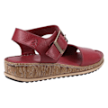 Miniatyrbild 2 av 4: Hush Puppies Dam/Dam Ellie Lädersandaler 8 UK Bordeaux Bordeaux 8 UK