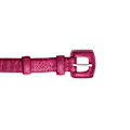 Miniatyrbild 1 av 2: Eastern Counties Läder Dam/Dam Faux Snake Print Bälte 12 Fuchsia 12