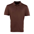 Miniatyrbild 1 av 3: Premier Mens Coolchecker Pique Polo Shirt L Brun Brown L