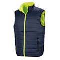 Miniatyrbild 5 av 5: SAFE-GUARD by Result Unisex Vuxen Soft Touch Vändbar Väst S Fluorescent Yellow/Navy S