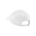 Miniatyrbild 2 av 2: Beechfield ekologisk bomullspanelerad basebollkeps One Size Vit White One Size