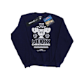 Miniatyrbild 1 av 6: National Lampoon's Christmas Vacation Herr Merry Christmoose Sweatshirt Navy Blue L