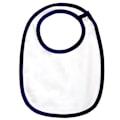 Miniatyrbild 1 av 2: Babybugz Baby Single Layer Bib One Size Vit/Nautisk Blå White/Nautical Blue One Size