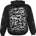 Miniatyrbild 2 av 3: Spiral Direct Unisex Twisted Skulls Hoodie S Svart Black S