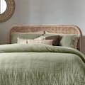 Miniatyrbild 3 av 3: Yard Lark Muslin Bomullstäcke Överdrag Set Superking Eucalyptus Eucalyptus Superking