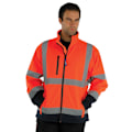 Miniatyrbild 2 av 2: Yoko Herr Softshelljacka med Hög Synlighet (2-pack) M Hög Synlighet Orange/N Hi Vis Orange/Navy M