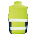 Miniatyrbild 2 av 5: SAFE-GUARD by Result Unisex Adult Soft Touch Reversible Gilet M Fluorescent Yellow/Navy M