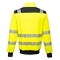 Miniatyrbild 2 av 2: Portwest Herr PW3 Hi-Vis Full Zip Sweatshirt 4XL Gul/Svart Yellow/Black 4XL