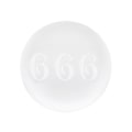 Miniatyrbild 1 av 2: Something Different 666 Ängelnummer Kristallkula One Size Clea Clear One Size