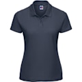 Miniatyrbild 1 av 3: Russell Dam/Damer Classic Plain Polycotton Polotröja 8 UK French Navy 8 UK
