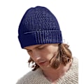 Miniatyrbild 2 av 2: Beechfield Unisex Vuxen Ekologisk Bomull Engineered Patch Beanie Oxford Navy One Size