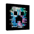 Miniatyrbild 2 av 2: Minecraft Glitch Canvas Tryck 30cm x 30cm x 1.8cm Svart/Multico Black/Multicoloured 30cm x 30cm x 1.8cm