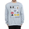 Miniatyrbild 5 av 6: Disney Herr Mickey Mouse Konstruktion Kit Sweatshirt XL Sports Sports Grey XL