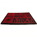 Miniatyrbild 4 av 6: AC/DC For Those About To Knock Dörrmatta One Size Röd/Svart Red/Black One Size