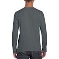 Miniatyrbild 3 av 5: Gildan Soft Style långärmad T-shirt för män (5-pack) M Charco Charcoal M