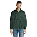 Miniatyrbild 4 av 4: SOLS Unisex Surf Windbreaker Lättviktsjacka L Skogsgrön Forest Green L