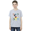 Miniatyrbild 2 av 3: Disney Boys Mickey Mouse Rad Dad T-shirt 7-8 år Sports Grey Sports Grey 7-8 Years