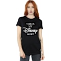 Miniatyrbild 2 av 3: Disney Womens/Ladies My T-shirt Bomull Boyfriend T-Shirt XL Svart Black XL