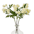 Miniatyrbild 3 av 4: Hill Interiors Bollvädd Spray Konstgjord Blomma One Size C Cream One Size