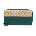 Miniatyrbild 1 av 3: Eastern Counties Läder Dam/Dam Rachel Laser Cut Läder Teal/Ivory One Size