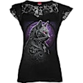 Miniatyrbild 1 av 2: Spiral Direct Dam/Kvinna Celtic Whiskers Spetsöverlägg T-shirt Black S