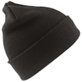 Miniatyrbild 1 av 2: Result Junior Unisex Wooly Vinter/Ski Termisk Mössa One Size Blac Black One Size