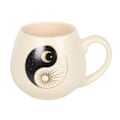 Miniatyrbild 3 av 3: Something Different Yin Yang Rund Mugg One Size Beige/Svart Beige/Black One Size