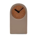 Miniatyrbild 1 av 3: Intervall Bordsklocka i Porslin & Kork - Taupe En Storlek Brun Brown One Size
