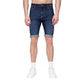 Miniatyrbild 1 av 3: Henleys herr Flex Denim Shorts 34R mörk tvätt Dark Wash 34R
