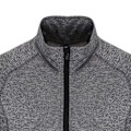 Miniatyrbild 3 av 3: TriDri Dam/Kvinnor Långärmad Performance Quarter Zip Top XS Black Melange/Black XS