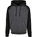 Miniatyrbild 1 av 3: Bygg ditt varumärke Herr Basic Raglan Hoodie 4XL Charcoal/Black Charcoal/Black 4XL