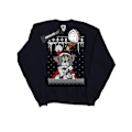 Miniatyrbild 1 av 5: Tom And Jerry Pojkar Jul Fair Isle Sweatshirt 12-13 År N Navy Blue 12-13 Years
