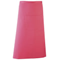 Miniatyrbild 1 av 2: Premier Unisex Colours Bar Apron / Workwear (Lång kontinental stil) Fuchsia One Size