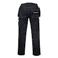 Miniatyrbild 2 av 2: Portwest herr PW3 stretch byxfickor arbetsbyxor 41R svart Black 41R