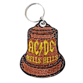 Miniatyrbild 1 av 2: AC/DC Hells Bells Dubbelsidig Patch Nyckelring One Size Brun/Guld Brown/Gold/Silver One Size