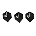Miniatyrbild 2 av 2: Unicorn Q.100 Plus Dart Flights (3-pack) One Size Svart Black One Size
