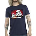 Miniatyrbild 3 av 4: Star Wars Stormtrooper japansk t-shirt för män 3XL marinblå Navy Blue 3XL