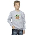 Miniatyrbild 2 av 3: Star Wars Pojkar The Mandalorian Grogu Snacks Meme Sweatshirt 7-8 Sports Grey 7-8 Years